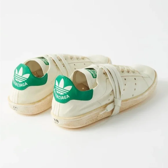 【新品未使用】balenciaga adidas stansmith Women's Balenciaga × Adidas Stan Smith White Sneakers US 9